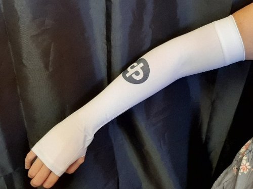 Eco Stretch Sun Sleeve White